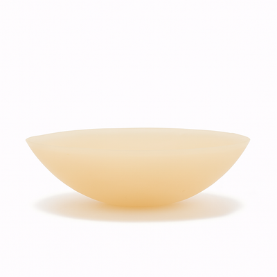 Silicone Valley silicone nipple concealer side view showing thin, flexible design